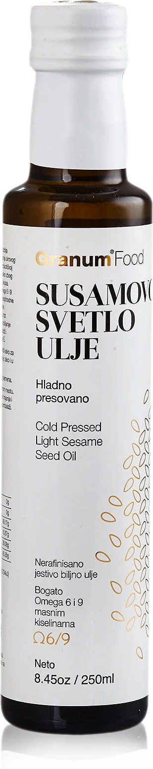 Hladno ceđeno susamovo svetlo ulje 250 ml Granum